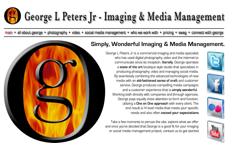 This is the image map file for the front page interface of georgepeters.com. It is one big image. 
